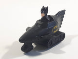 1991 McDonald's DC Comics Batman Batmobile Push Down Spring Release Black Plastic Toy Car Vehicle