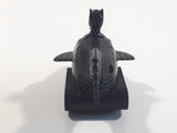 1991 McDonald's DC Comics Batman Batmobile Push Down Spring Release Black Plastic Toy Car Vehicle