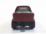 2007 Hot Wheels Dodge Ram 1500 Dark Red Die Cast Toy Off-Road Truck Vehicle
