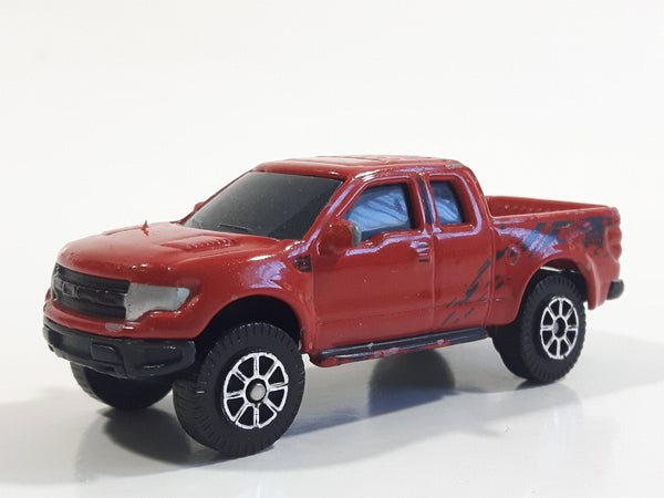 2010 Maisto Fresh Metal Ford F-150 SVT Raptor Truck Red Die Cast Toy Car Vehicle