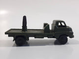 Vintage Blue-Box Toys Military Spotlight Truck Army Green Plastic Die Cast Toy Car Vehicle