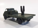 Vintage Blue-Box Toys Military Spotlight Truck Army Green Plastic Die Cast Toy Car Vehicle