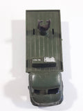 Vintage Blue-Box Toys Military Spotlight Truck Army Green Plastic Die Cast Toy Car Vehicle