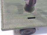 Vintage Blue-Box Toys Military Spotlight Truck Army Green Plastic Die Cast Toy Car Vehicle