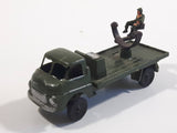 Vintage Blue-Box Toys Military Spotlight Truck Army Green Plastic Die Cast Toy Car Vehicle