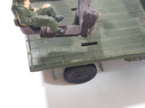 Vintage Blue-Box Toys Military Spotlight Truck Army Green Plastic Die Cast Toy Car Vehicle
