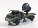 Vintage Blue-Box Toys Military Spotlight Truck Army Green Plastic Die Cast Toy Car Vehicle