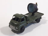 Vintage Blue-Box Toys Military Spotlight Truck Army Green Plastic Die Cast Toy Car Vehicle