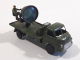 Vintage Blue-Box Toys Military Spotlight Truck Army Green Plastic Die Cast Toy Car Vehicle