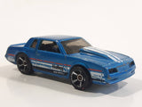 2012 Hot Wheels HW Performance '86 Monte Carlo Metalflake Blue Die Cast Toy Muscle Car Vehicle