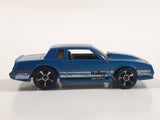 2012 Hot Wheels HW Performance '86 Monte Carlo Metalflake Blue Die Cast Toy Muscle Car Vehicle