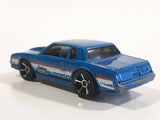 2012 Hot Wheels HW Performance '86 Monte Carlo Metalflake Blue Die Cast Toy Muscle Car Vehicle