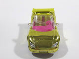Mattel Polly Pocket Convertible Lime Yellow and Pink Plastic Body Die Cast Toy Car Vehicle L4357