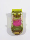 Mattel Polly Pocket Convertible Lime Yellow and Pink Plastic Body Die Cast Toy Car Vehicle L4357