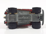 Majorette No. 277 Toyota 4x4 Red 1/53 Scale Die Cast Toy Car Vehicle with Opening Rear Window - Missing Rear Window