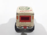Majorette No. 277 Toyota 4x4 African Safari Cream White 1/53 Scale Die Cast Toy Car Vehicle with Opening Rear Window