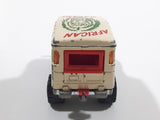 Majorette No. 277 Toyota 4x4 African Safari Cream White 1/53 Scale Die Cast Toy Car Vehicle with Opening Rear Window