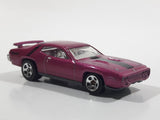 2012 Hot Wheels '71 Plymouth Road Runner Magenta Die Cast Toy Muscle Car Vehicle
