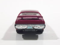 2012 Hot Wheels '71 Plymouth Road Runner Magenta Die Cast Toy Muscle Car Vehicle