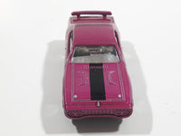 2012 Hot Wheels '71 Plymouth Road Runner Magenta Die Cast Toy Muscle Car Vehicle