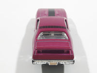 2012 Hot Wheels '71 Plymouth Road Runner Magenta Die Cast Toy Muscle Car Vehicle