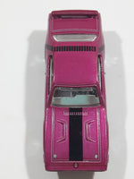 2012 Hot Wheels '71 Plymouth Road Runner Magenta Die Cast Toy Muscle Car Vehicle