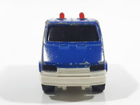 Majorette Sonic Flashers No. 243 Ford Transit Van Police Blue 1/60 Scale Die Cast Toy Car Vehicle