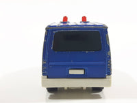 Majorette Sonic Flashers No. 243 Ford Transit Van Police Blue 1/60 Scale Die Cast Toy Car Vehicle