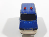 Majorette Sonic Flashers No. 243 Ford Transit Van Police Blue 1/60 Scale Die Cast Toy Car Vehicle