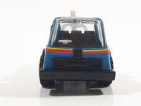 Vintage KY (Kai Yip) Steel Roder Teal Blue and White Wrecker Tow Truck Plastic and Pressed Steel Toy Car Vehicle