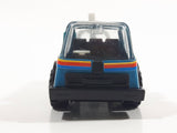 Vintage KY (Kai Yip) Steel Roder Teal Blue and White Wrecker Tow Truck Plastic and Pressed Steel Toy Car Vehicle