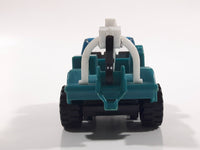Vintage KY (Kai Yip) Steel Roder Teal Blue and White Wrecker Tow Truck Plastic and Pressed Steel Toy Car Vehicle
