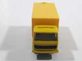 Majorette Leon's Canada's Only Furniture Superstores Semi Truck Yellow 1/100 Scale Die Cast Toy Car Vehicle with Opening Rear Doors
