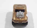 Micro Machines Style Ford Mustang with Blown Motor Gold Miniature Die Cast Toy Car Vehicle
