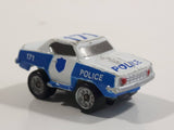 Micro Machines '69 Chevy Camaro Police 171 White Miniature Die Cast Toy Car Vehicle