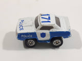 Micro Machines '69 Chevy Camaro Police 171 White Miniature Die Cast Toy Car Vehicle