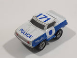 Micro Machines '69 Chevy Camaro Police 171 White Miniature Die Cast Toy Car Vehicle