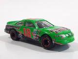 Racing Champions Limited Edition NASCAR #18 Bobby Labonte Interstate Batteries Green Die Cast Toy Race Car Vehicle with Opening Hood