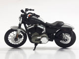 Maisto Harley Davidson 2008 XL 1200n Sportster Motorcycle Silver and Black Motor Bike 1:18 Scale Die Cast Toy Vehicle