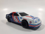 1992 Road Champs NASCAR #6 Mark Martin Valvoline Ford Thunderbird 1:43 Scale White Red Blue Die Cast Toy Race Car Vehicle