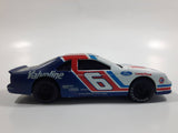 1992 Road Champs NASCAR #6 Mark Martin Valvoline Ford Thunderbird 1:43 Scale White Red Blue Die Cast Toy Race Car Vehicle