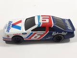 1992 Road Champs NASCAR #6 Mark Martin Valvoline Ford Thunderbird 1:43 Scale White Red Blue Die Cast Toy Race Car Vehicle