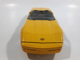 Majorette 1987 Corvette Official Pace Car 70th Indianapolis 500 1:24 Scale Yellow Die Cast Toy Car Vehicle with Opening Doors and Hood