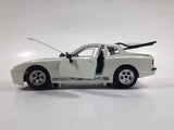 Majorette Porsche 944 Turbo 1:24 Scale White Die Cast Toy Car Vehicle with Opening Doors, Hood, and Hatch