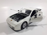 Majorette Porsche 944 Turbo 1:24 Scale White Die Cast Toy Car Vehicle with Opening Doors, Hood, and Hatch