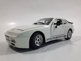 Majorette Porsche 944 Turbo 1:24 Scale White Die Cast Toy Car Vehicle with Opening Doors, Hood, and Hatch