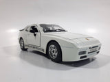 Majorette Porsche 944 Turbo 1:24 Scale White Die Cast Toy Car Vehicle with Opening Doors, Hood, and Hatch