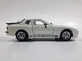 Majorette Porsche 944 Turbo 1:24 Scale White Die Cast Toy Car Vehicle with Opening Doors, Hood, and Hatch