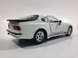 Majorette Porsche 944 Turbo 1:24 Scale White Die Cast Toy Car Vehicle with Opening Doors, Hood, and Hatch