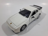 Majorette Porsche 944 Turbo 1:24 Scale White Die Cast Toy Car Vehicle with Opening Doors, Hood, and Hatch
